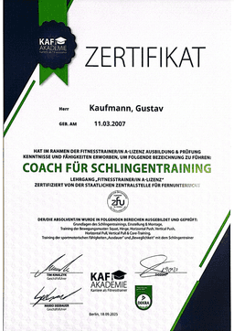 Coach für Freihanteltraining