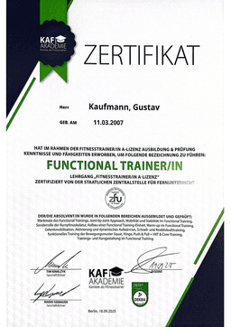 Faszientrainer/in